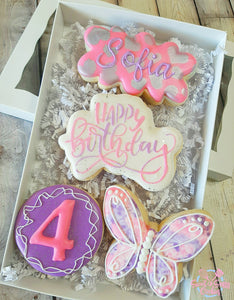 Custom Cookie Gift Box - Birthday